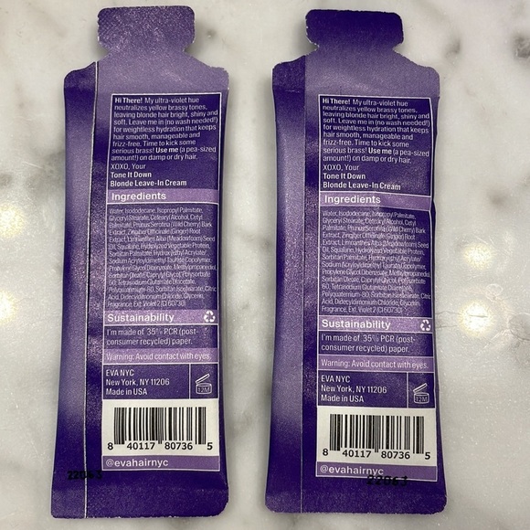 John Frieda and Eva NYC Hair Care Bundle - Conditioner and Leave-In Cream - Picture 10 of 12